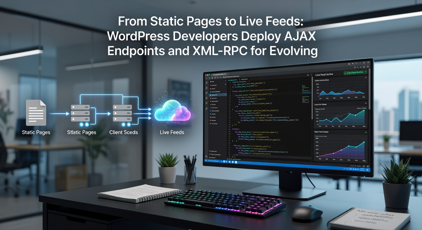 Flowchart illustrating XML-RPC data exchange between WordPress casino directory and external casino APIs, highlighting real-time synchronization