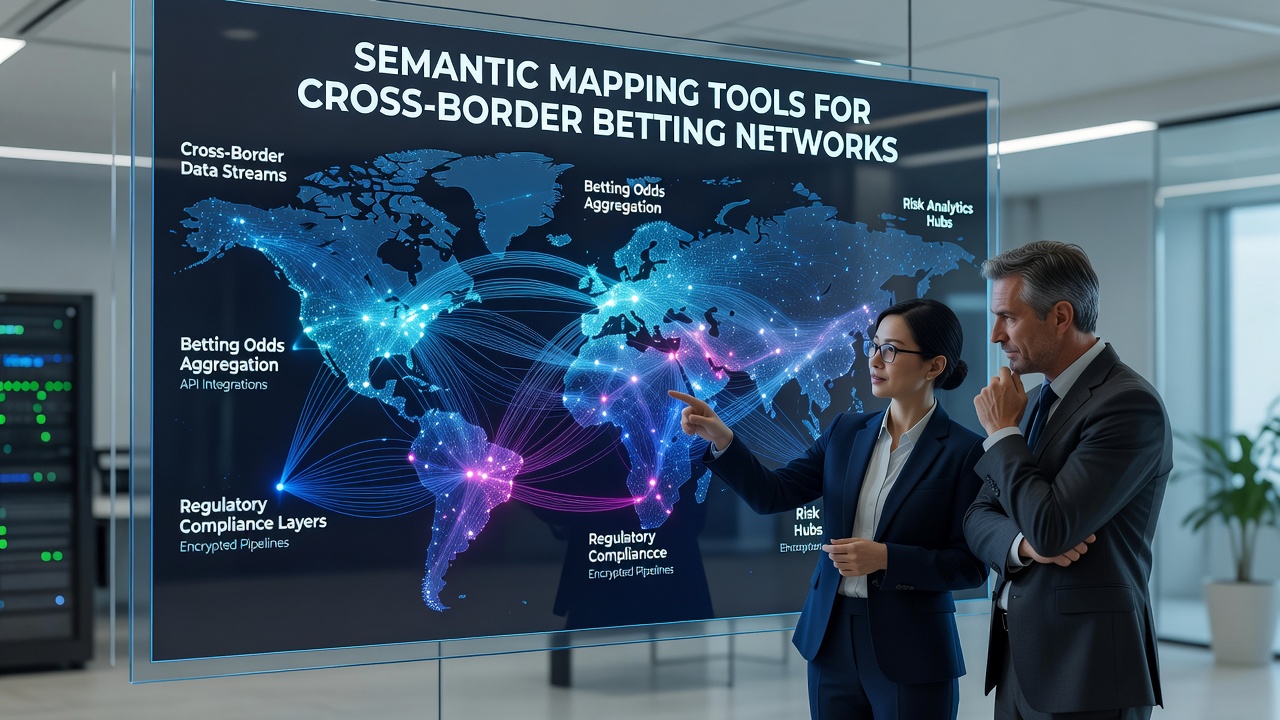 Network diagram illustrating semantic relationships between betting data points across different countries